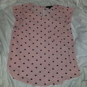 Forever 21 Cat Blouse